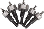 5Pcs Professional 16-30Mm Hss Drill Bits Set Hole Saws Drill Bit Stainless High Speed Steel Metal Alloy, Hex