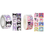 HASTHIP Kuromi & Sanrio Stickers for Journaling and DIY Crafts featuring 500pcs 8 Designs | Cute Decals for Kids Teens and Adults