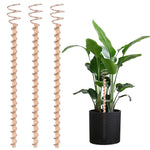 HASTHIP Copper Wire Plant Supports for Garden Use with Spiraled Design 11 in Sticks