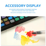 HASTHIP Watercolor Paint Set for Students and Artists with 24 Colors in Metal Box | Includes Brush Pen