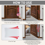 HASTHIP® Door Finger Pinch Guard for Baby Proofing, Kids, Door Pinch Guard, Cover Pinch Guard for 90 & 180 Degree Doors Frame & Baby Gate.