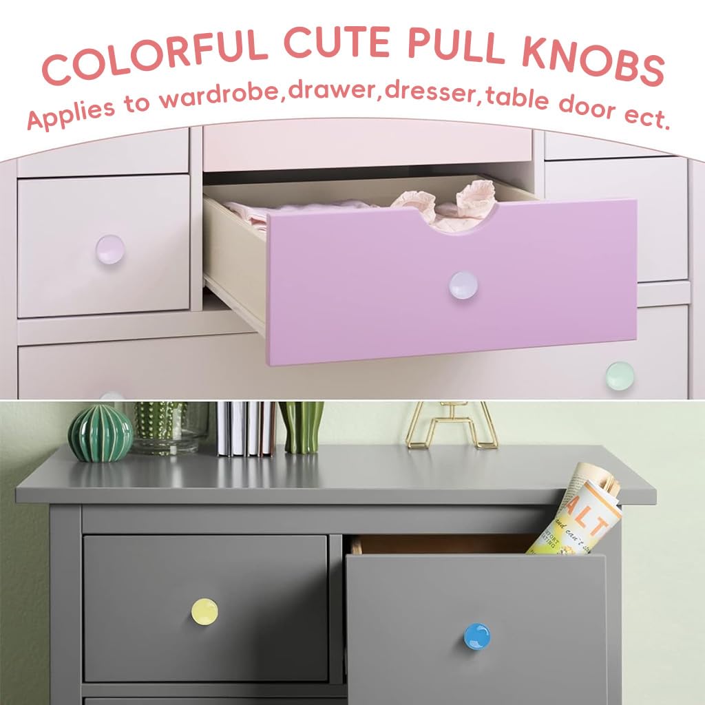 HASTHIP 6-Piece Ceramic Drawer Knobs