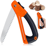 HASTHIP Folding Hand Saw for Wood and PVC with 7 in SK5 Blade and Safety Lock | Anti‑Slip Handle