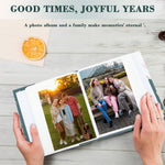 HASTHIP Photo Album 4x6 for Family Memories with Clear Pockets Holds 100 Photos | Baby Gift