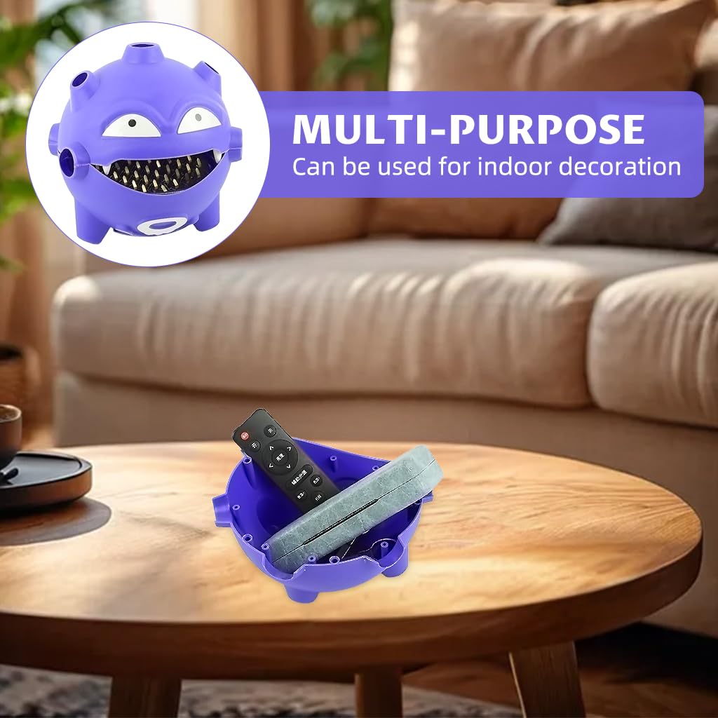 HASTHIP Mosquito Coil Incense Burner with Ash Catcher for Home and Office | Cute Monster Desk Organizer