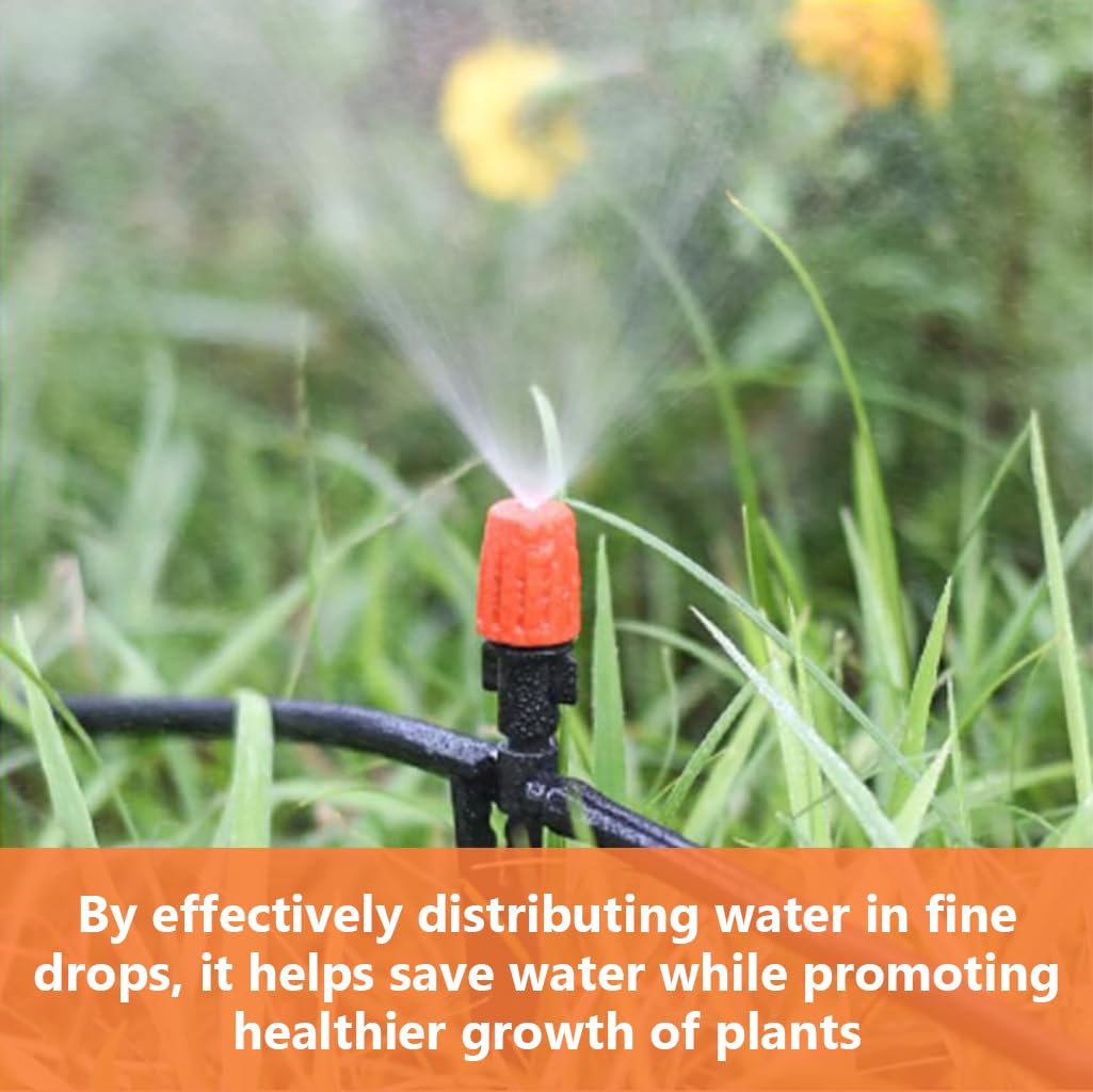 HASTHIP Garden Sprinkler Mist Spray Nozzles for Lawn and Greenhouse | 20Pcs Slow Watering Misters
