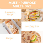 HASTHIP Food Wrappers for Sandwiches and Burgers featuring Greaseproof 18x18cm Sheets | 50 Pack