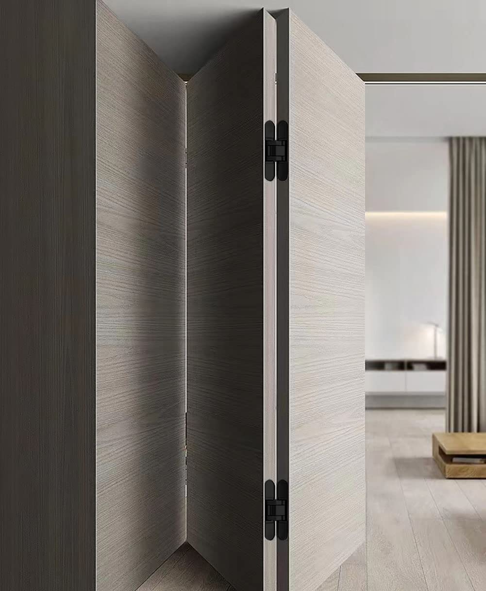 HASTHIP® 2Pcs Hidden Door Hinges for 25mm Thickness Door