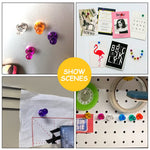 HASTHIP Fridge Magnets for Home and Office with 36pcs Strong Neodymium Core | Colorful Set