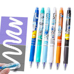 HASTHIP Erasable Pens for Writing and Drawing with 0.5mm Fine Tip & Thermo Sensitive Ink | Featuring Rubber Grip and Cartoon Design