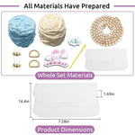 HASTHIP® Plastic Mesh Canvas Sheets,Mesh Canvas Sheets for Embroidery Making Cross Stitch Plastic Mesh Screen for DIY Crafts, Acrylic Yarn Crafting Knit DIY Handmade Bag Crochet Projects