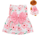 HASTHIP® Dog Dress,1PC Dog Dresses with Cute Bowknot,Summer Dogs