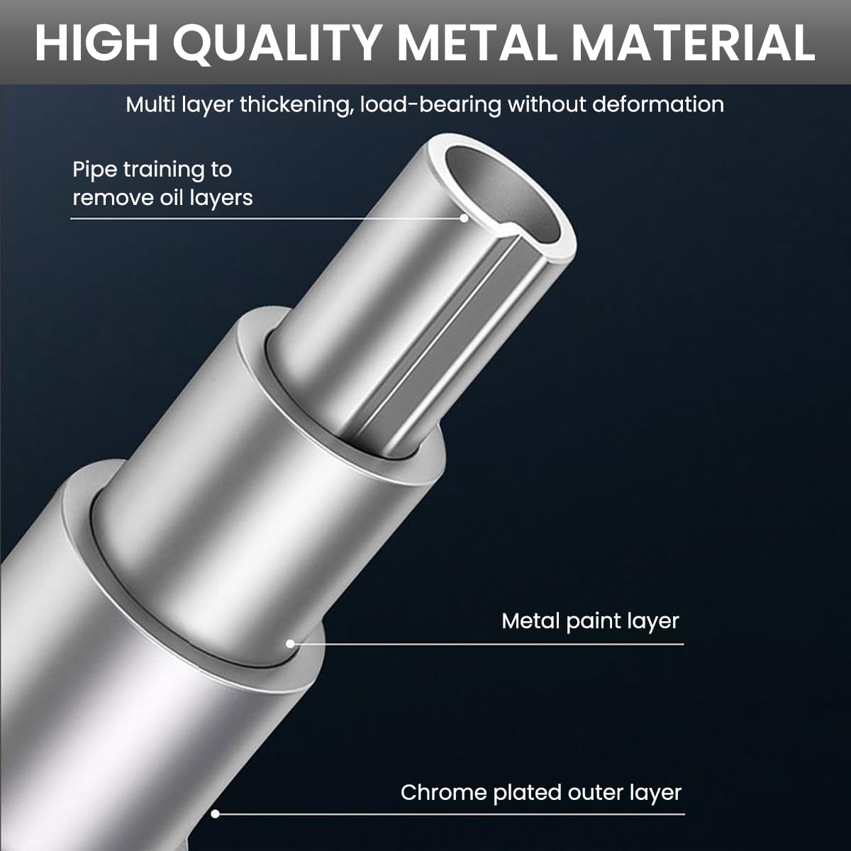 HASTHIP Bed Rail for Elderly Assistance featuring Anti Slip Handle and Wide Stable Base | 2 PCS Stainless Steel Support