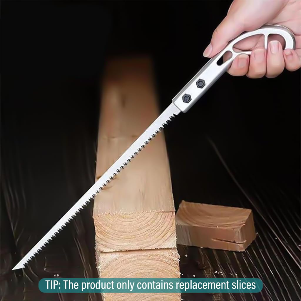 HASTHIP Hand Pruning Saws Replacement 5pcs for Gardening and Woodwork | 9in SK5 Alloy Steel Blades