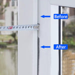 HASTHIP Door Sealing Strip for Doors and Windows featuring 10 m Self Adhesive Felt | Grey