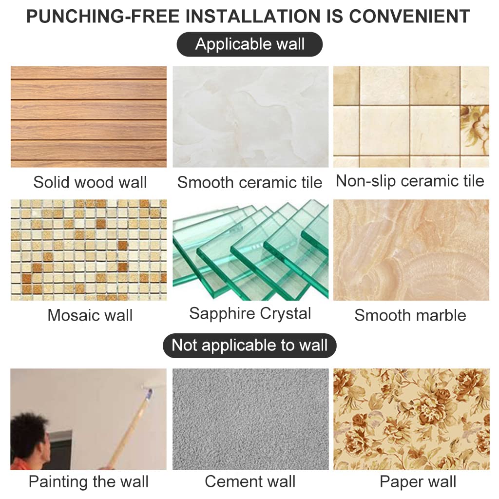 HASTHIP Hair Dryer Stand for Bathroom with Glue and Screws featuring 9.4×10.3×14cm Aluminum Spiral Rack | Retro Bronze Wall Mount Organizer