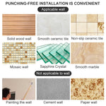 HASTHIP Hair Dryer Stand for Bathroom with Glue and Screws featuring 9.4×10.3×14cm Aluminum Spiral Rack | Retro Bronze Wall Mount Organizer