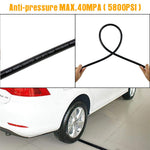 HASTHIP Pressure Washer Hose 6m 5800 PSI for Car Cleaning with PVC Material | 2PCS Set
