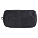 HASTHIP® Car Sun Visor Organizer, Auto Interior Personal Belonging Storage Pouch Organizer, Multi Pocker Sunglasses Holder Storage Bag