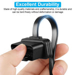 HASTHIP® OBD2 Extension Cable,Ultra-Thin OBDII Male to Female Connection Cord Extension Cable, 16 Pin OBD 2 Flat Wire Car Diagnostic