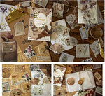 HASTHIP Stickers for Journal and Scrapbook with 55 Pcs Self Adhesive Metal Mucha Girls Designs