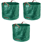 HASTHIP Garden Waste Bag for Yard Cleanup with Reinforced Handles 300L 3PCS | 80 Gallon Capacity