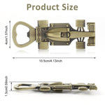 HASTHIP Racing Car Bottle Opener for Beer and Soda | 4 in Zinc Alloy Gift for Men