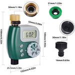 HASTHIP® Drip Irrigation Timer for Garden Farm with Universal Faucet connector, Irrigation Water Timer, Easy to Use Automatic Watering System, Waterproof Digital Irrigation Timer System for Lawns