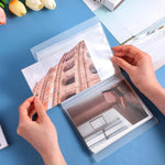 HASTHIP A6 Photo Album for Photos and Cards with 20 Pockets and Clear PP Matte Cover | Pack of 4