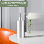 HASTHIP Soap Dispenser Bottle for Kitchen and Bathroom featuring Manual Pump and 550ml Stainless Steel Refillable Design