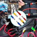 HASTHIP Wire Connector Jointer Set for Automotive and Electrical Use with 280 pcs | Tinned Brass and PVC Insulated Terminals