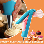 HASTHIP Pastry Cake Decorating Pen Kit for DIY Desserts with 10 Bags and 2 Nibs | BPA Free