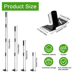 HASTHIP Weeder Tool for Gardening with 1.5m Long Handle and X Cutout Hoe | Stainless Steel