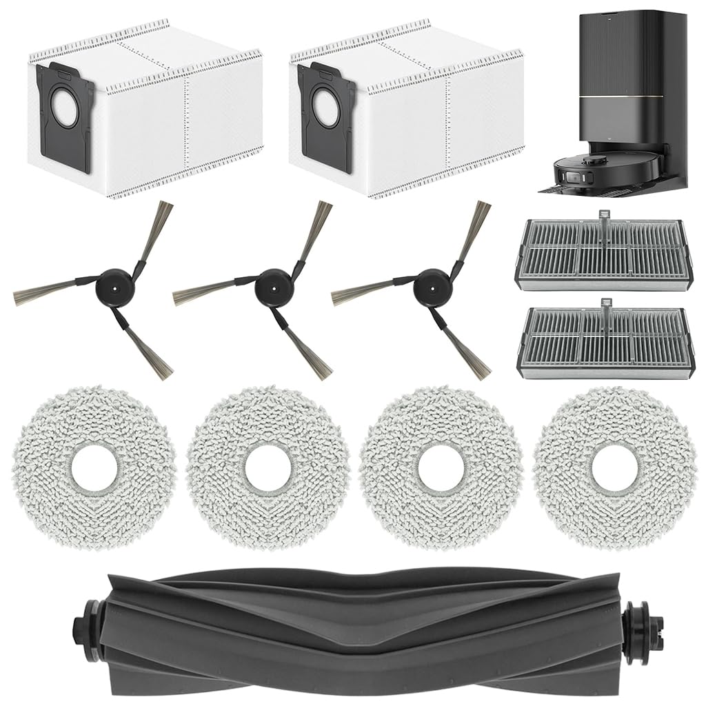 HASTHIP Replacement Parts for Dreame X40 Ultra Vacuum with 12Pcs Kit and 1 Main Roller Brush