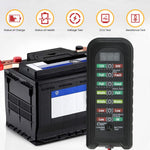 HASTHIP® 12V 24V Car Battery Tester and Alternator Tester, Automotive Load Tester Indicator 12 Volt Auto Check