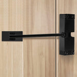 HASTHIP Automatic Door Closer for Home and Office Use with Adjustable Speed | Aluminum Alloy Black 30 kg Capacity