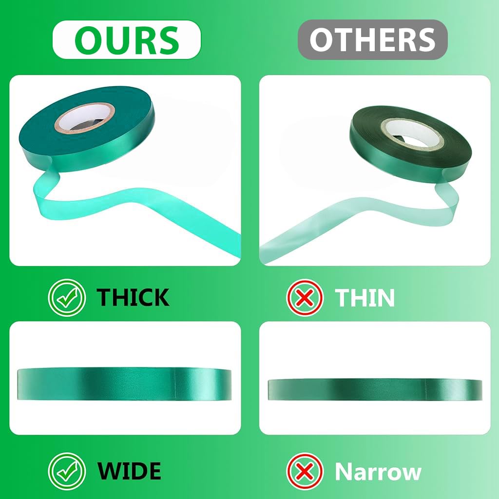 HASTHIP® Gardening Twist Ties Roll - Stretch Grafting Tape Roll - 150 Feet 1/2" Garden Tie Tape - Plant Ties Twine Pvc Grafting Tape -Gardening Tools for Tomato, Tree Ties, Plant Support