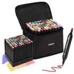 HASTHIP Paint Pens for Rock Glass and Wood Painting with 12 Oil-Based Quick-Dry Colors | Waterproof Permanent Markers