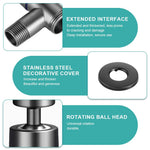 HASTHIP Laundry Faucet for Home with 360° Swivel Spout and Dual Spray Modes | Universal 1/2'' Wall Mount