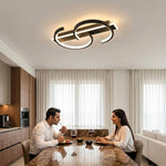 HASTHIP Modern LED Ceiling Light with Remote Control & Dimmable Design