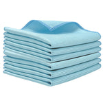 HASTHIP Microfiber Cleaning Cloths for Kitchen and Bathroom with Ultra Fine Fibers 6 Pcs 40x40cm Blue