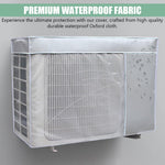 HASTHIP® Ac cover 1.5 Ton, 1.5P Waterproof AC Condenser Unit Cover, Air Conditioner Cover For Outside Units Insulated AC Cover With Sun Protection,Dust-proof Waterproof Window AC Protection Cover