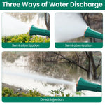 HASTHIP Pressurized Mist Sprayer for Pest Control and Garden Watering with Ceramic Nozzle and Ergonomic Handle | Adjustable Flow Green Plastic Design