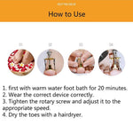 HASTHIP® 6PCS Toe Nail Correction Tool Pedicure Tool + Ingrown Toe Nail Lifter + Stainless Steel Nail Clipper/Nipper