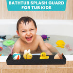 HASTHIP® 4x20 inches Silicone Sink Edge Protector Splash Guards Countertop Protectors for Kitchen Sink, Splash Guard for Bathtub Sink, Multifunction Dry and Wet Separation Strip