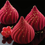 HASTHIP Silicone Mold for Baking and DIY Desserts with 6 Cavities 6.7x7.5cm Spiral Design