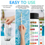 HASTHIP Pool Test Strips for Spa and Hot Tub Water Testing with 100 Counts | 7-in-1 PVC Accurate Results