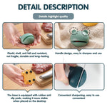 HASTHIP Manual Sharpener Set for Kitchen with Easy Pull Through Mechanism | 3PCS Frog Design