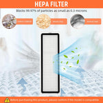 HASTHIP Replacement Vacuum Cleaner Accessories for Dreame D9 Max with 8 Piece Set | Includes Main and Side Brushes Filters and Mop Cloths