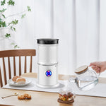 Electric Milk Frother, Electric Milk Frother for for Cold/Hot Milk Frother, Milk Steamer, Non-Stick Coating Milk Frother Milk Foamer Frother Standalone Frother